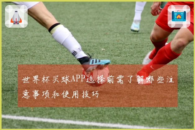 世界杯买球APP选择前需了解哪些注意事项和使用技巧